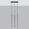 Pastelo 3L concrete pendant lamp