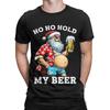 Christmas and beer T Shirts for Men 100% Cotton Novelty T-Shirt Round Collar  Tee Shirt Short Sleeve Clothing Graphic