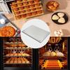 Rectangular Aluminium Zinc Zinc Alloy Baking Tray Non-stick Baking Pan Durable Oven Tray  Bread