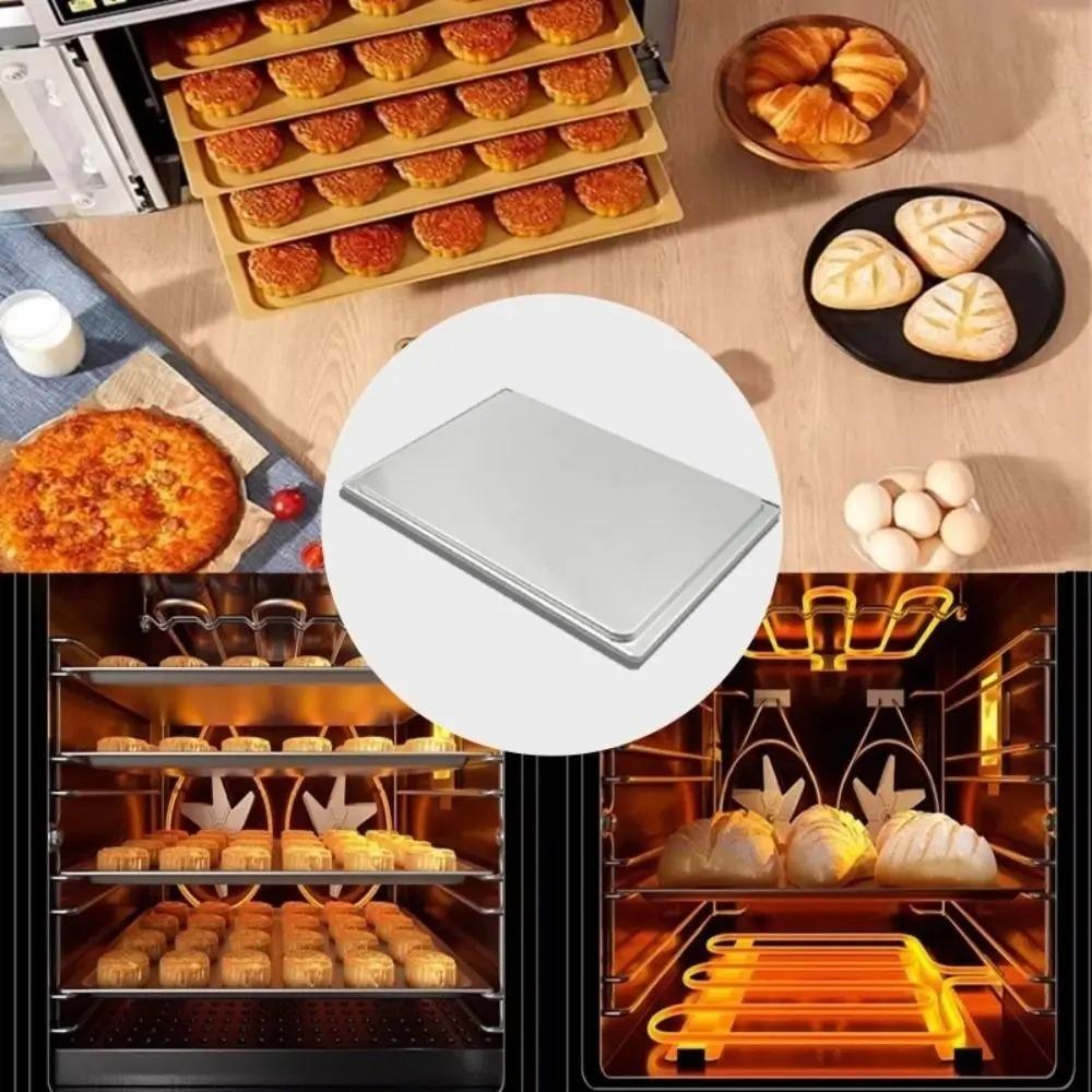 Rectangular Aluminium Zinc Zinc Alloy Baking Tray Non-stick Baking Pan Durable Oven Tray  Bread