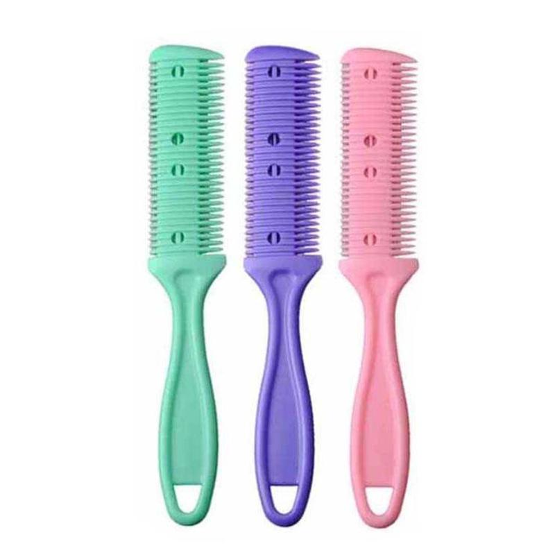 Бритва для стрижки волос Парикмахерская Профессиональная двусторонняя расческа для стрижки волос Триммер для филировки