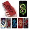 Cartoon Dragon Phone Case For Xiaomi Redmi Note 11 10 9 8 Pro 11T 5G 10T 10S 9S 9T 9i 9C 9A 8T Soft TPU Black Cover Coque Funda