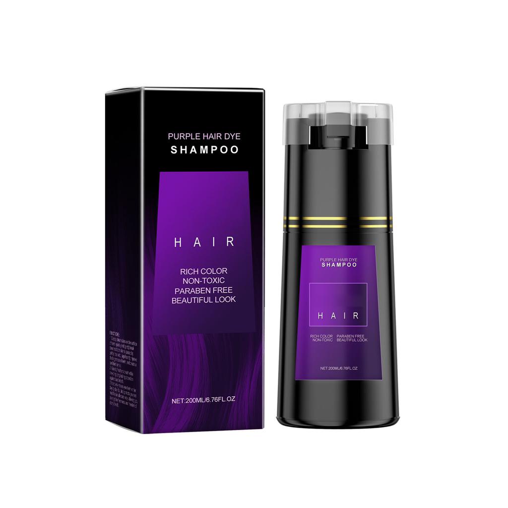 Dyestuff Shampoo Шампунь Нежно и быстро окрашивает, не раздражает окрашивание (черный/коричневый/фиолетовый/красный)
