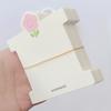 50Pcs Pink Flower Display Cards For Hair Cord Hairpin Handmade Diy Jewelry