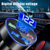 12-24V 5 Ports Car Charger Car Digital Lighter SCP/QC3.0 Super Fast Charging 4USB Phone Charger for IPhone Xiaomi Samsung Huawei
