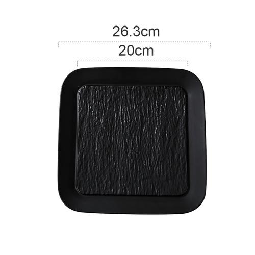 Квадратная керамическая обеденная тарелка Тарелка для западной кухни Тарелки для стейков Блюдо для пасты Сервировочные тарелки Фруктовая тарелка Салатница Суши-блюдо Тарелки