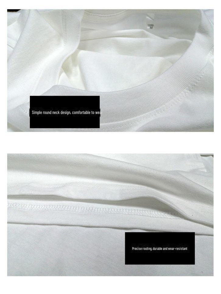 Футболка унисекс из гребенного хлопка плотностью 180 г, свободного кроя, однотонная