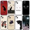 ЧЕРНЫЙ МИЛЫЙ КОТЕНОК Чехол Для OnePlus 10T 10R 8T 12R 13R 13s 13 12 11 9 10 Pro Nord 5 CE 2 3 4 Lite N20 N30 Обложка