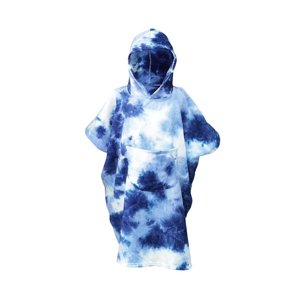 Полотенце-пончо для серфинга. Многофункциональный халат с капюшоном для водных видов спорта. Быстросохнущее пляжное одеяло из микрофибры с большими карманами. Полотенце для купания.