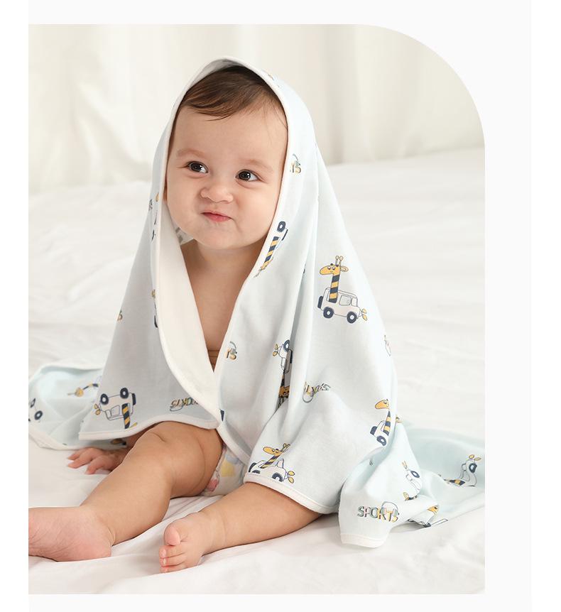 Всесезонное пеленальное одеяло для новорожденных - Мягкая хлопковая пеленка для младенцев