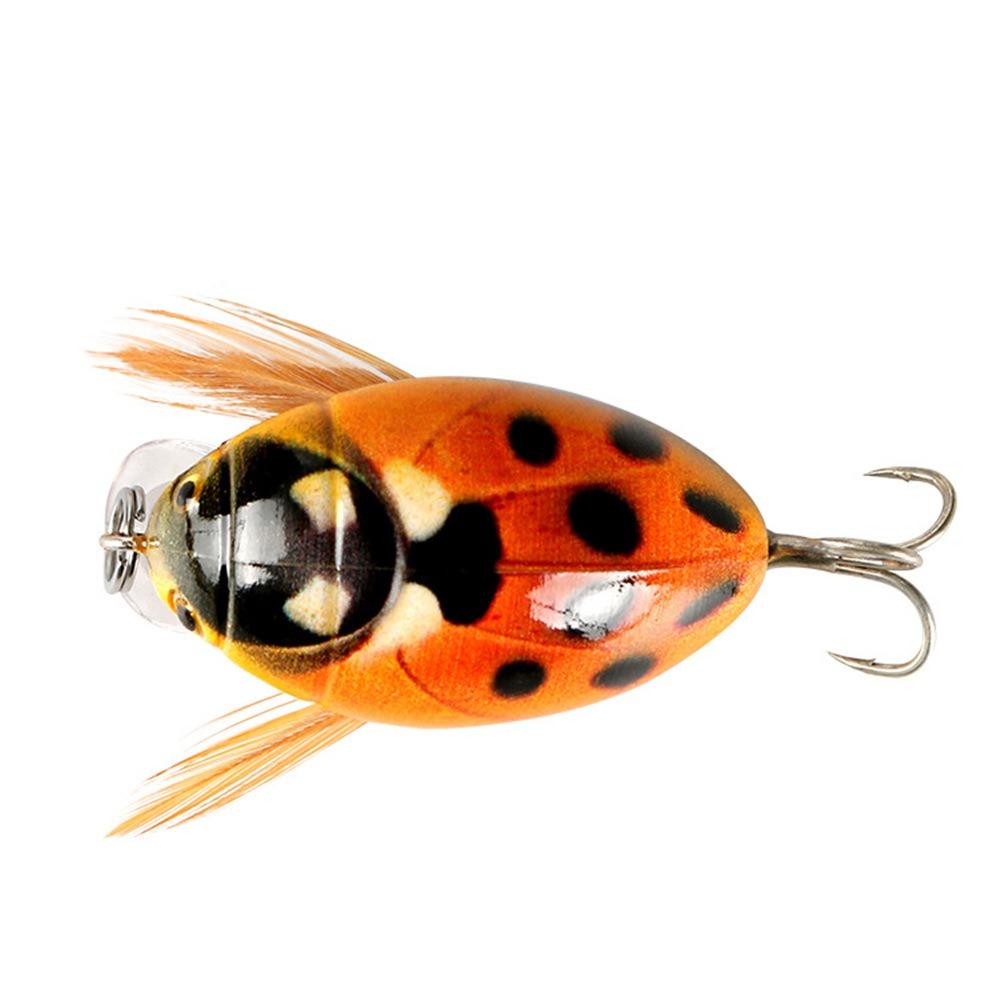 1Pcs Crank Floating Wobblers Insect Bug Lure 4cm/3.8g Hard Bait  Sea Beetle Bass Carp