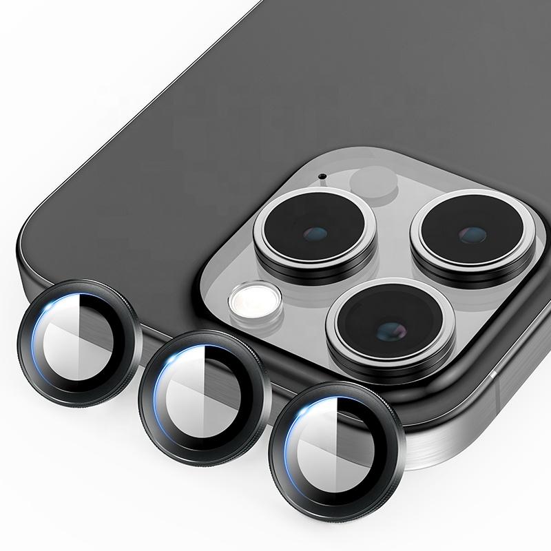 Mobile Phone Camera Lens Screen Protector Eagle Eye Metal Lens Sticker for Iphone 12 13 14 15 Pro Max Camera