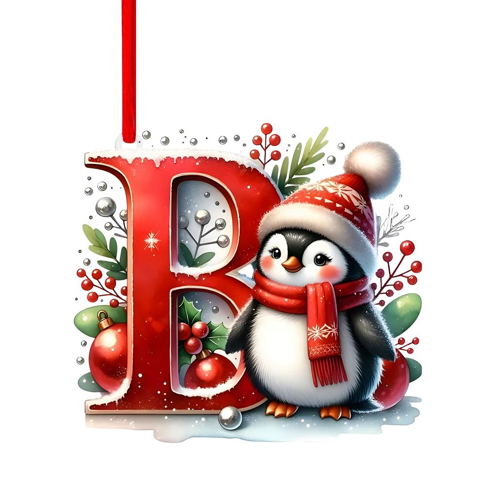 26 Letter,Christmas,Ornaments,Acrylic,1