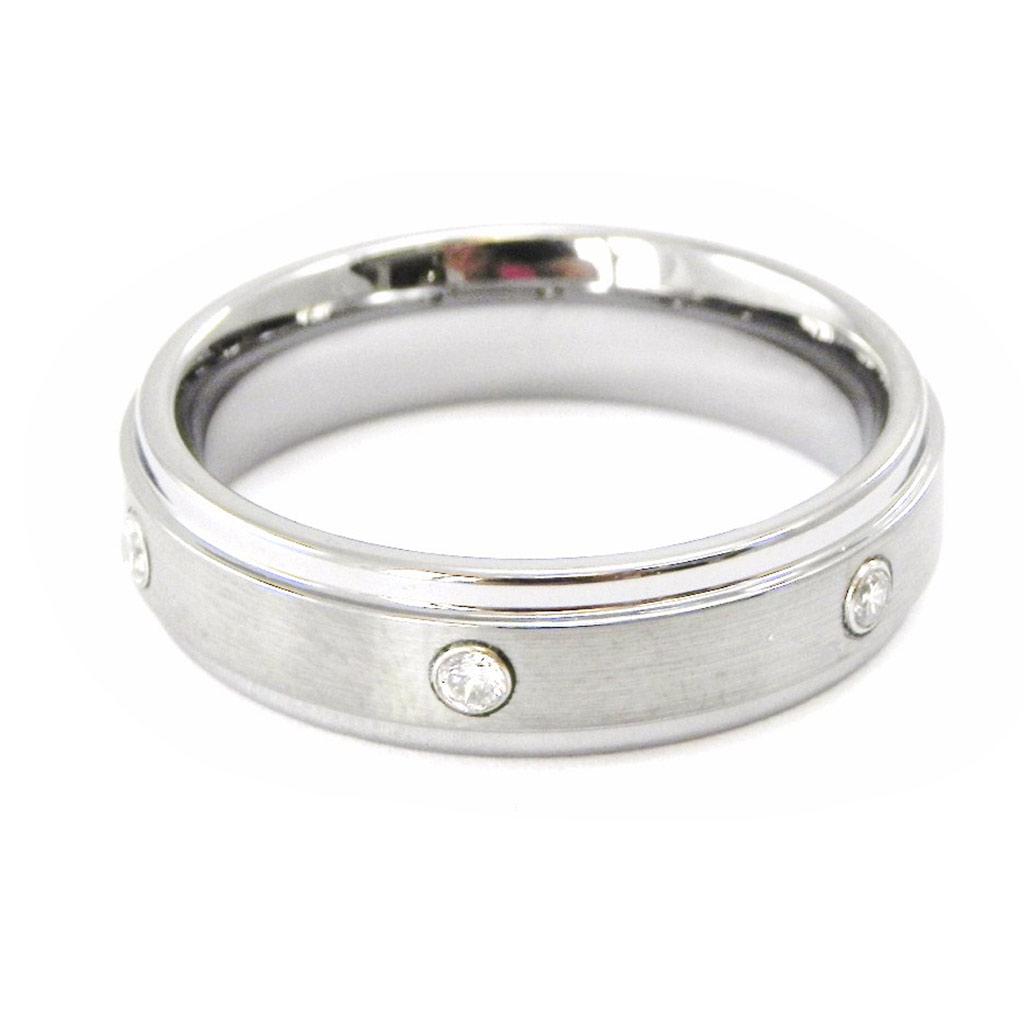 Кольцо из вольфрама 'High Tech' Black Silver