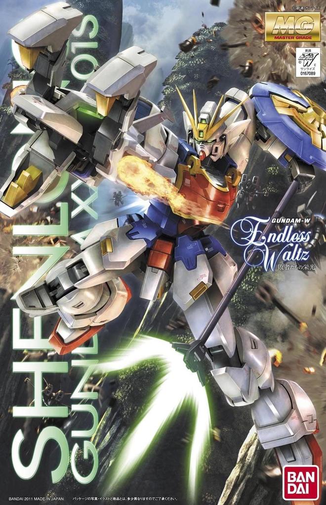 BANDAI SPIRITS MG New Mobile Report Gundam W Endless Waltz Shenlong Gundam EW Version Scale Plastic Model XXXG-01S 1/100 Color-coded