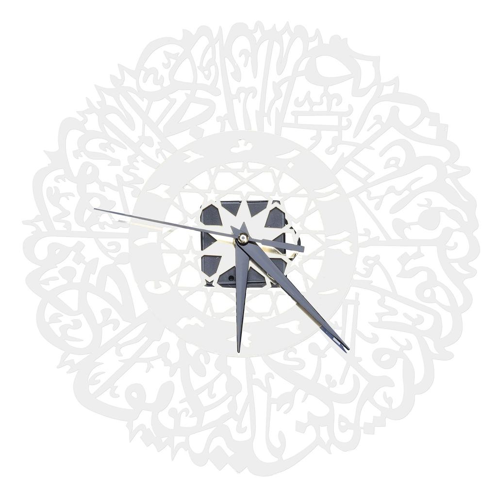 Акриловые настенные часы Сура Металлические настенные часы Исламская каллиграфия Рамадан Исламская