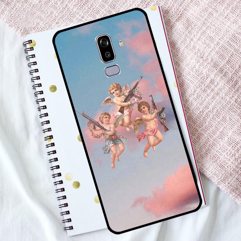 Чехол с мультяшным ангелочком для Samsung Galaxy M21 M13 M54 M34 M14 M56 M36 M16 M31 M11 M53 M32 M52 M35 M55 M15 M06
