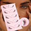Faux Cils 3/5 Pairs Cat Eye Eyelashes Natural Long/Dramatic Fluffy 3D Mink Lashes Makeup Tool Extension Half Lashes