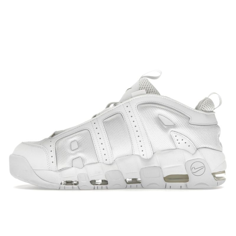 Nike Air More Uptempo Low Triple белые мужские кроссовки FZ3055-100