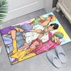 1pc KPop Demon Hunters SAJA BOYS1 Design Area Rug - Non-Slip, Soft & Cozy Floor Mat for Living Room, Bedroom, Office - Indoor/Outdoor Decorative Carpe