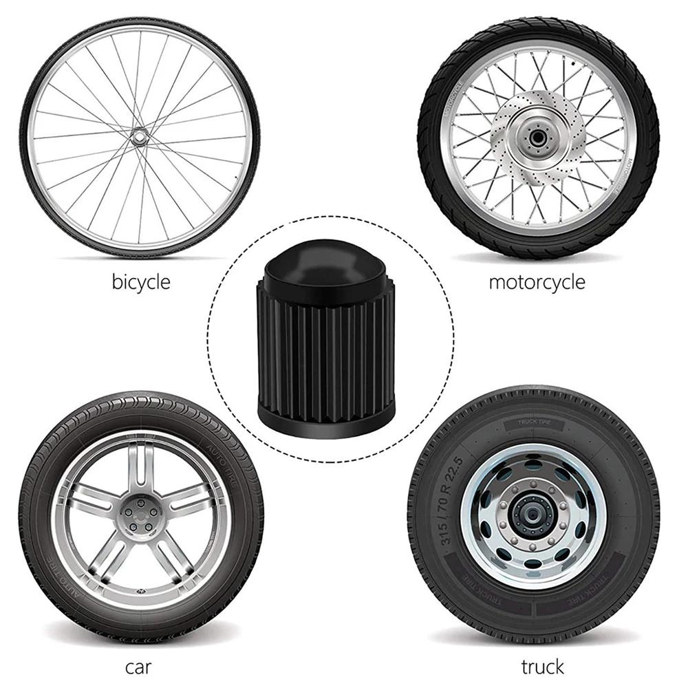 100Pcs/Lot Wearproof Plastic Auto Wheel Tyre Tire Valve Stem Caps Covers, Artight Seal Heavy Duty, on The Nipple Car Accessries