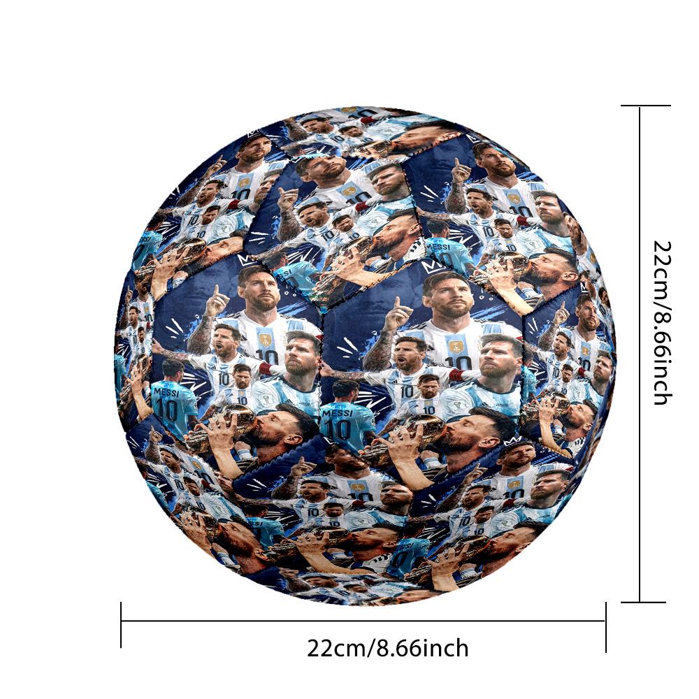 Messi Fans Size 5 Football Machinestitched Indooroutdoor Universal Football Surprise Collection Gift