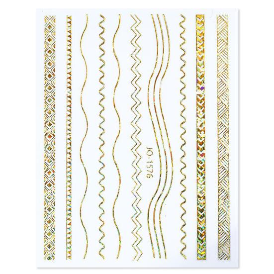 Наклейка для ногтей с нерегулярным узором, несколько стилей, сделай сам