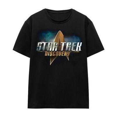 Звездный путь: Футболка унисекс для взрослых Discovery с логотипом