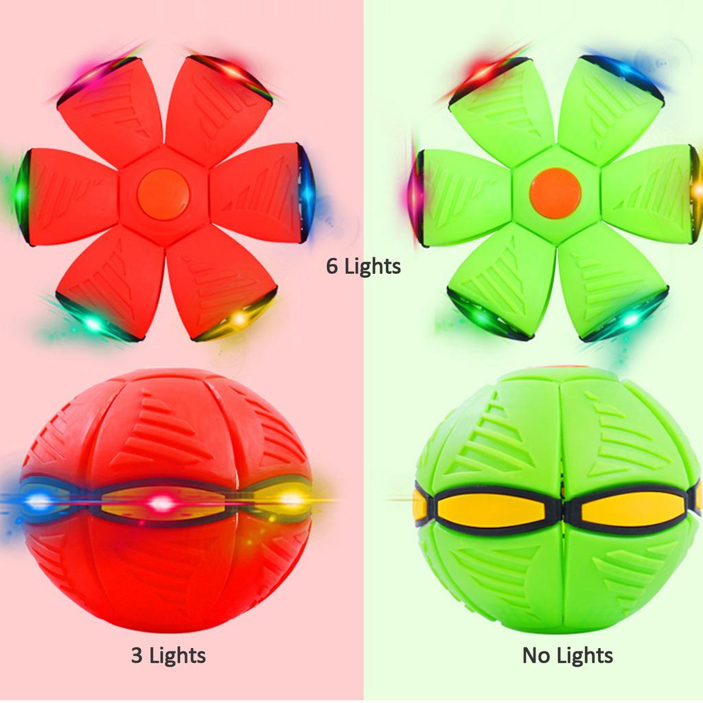 Эластичный мяч с летающей тарелкой, улучшенный шаг на мяче, детские игрушки для шагов с мячом для ног