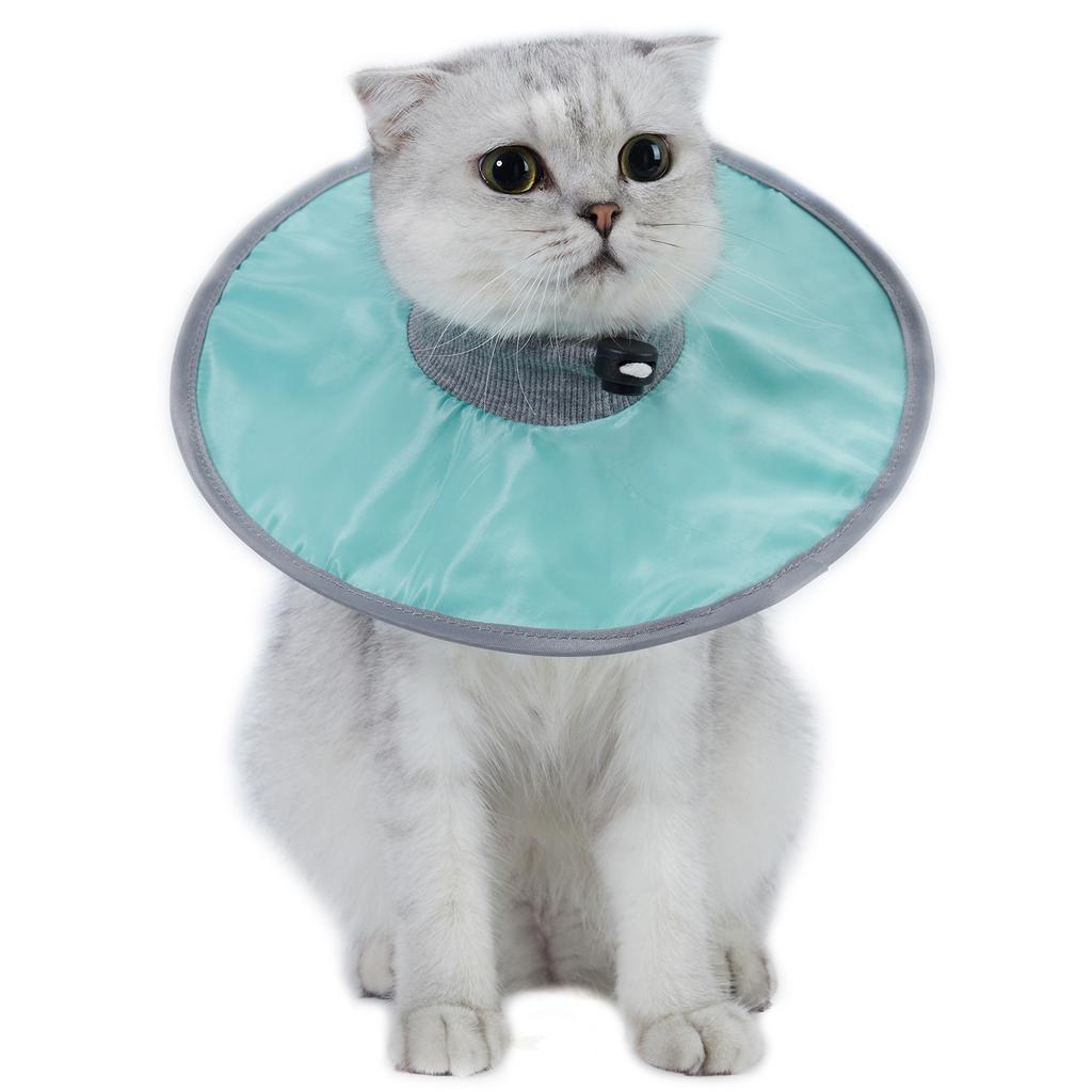 Регулируемый мягкий воротник-конус для кошек для послеоперационного восстановления