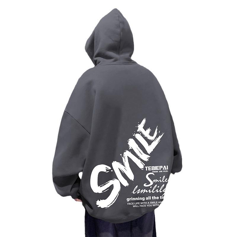 Unisex Casual Hoodie Long Sleeve Loose Sweatshirt Men Women Daily Wear Pullover Hooded Top