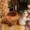 Squirrel Statue Gifts Cute Hanging Animal Sculpture for Office Xmas Tabletop