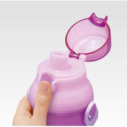 Skater Disney Tangled Water Bottle, 24 oz (480ml), Kids', Antibacterial, Child-Friendly, Lightweight, Made in Japan, PSB5SANAG-A