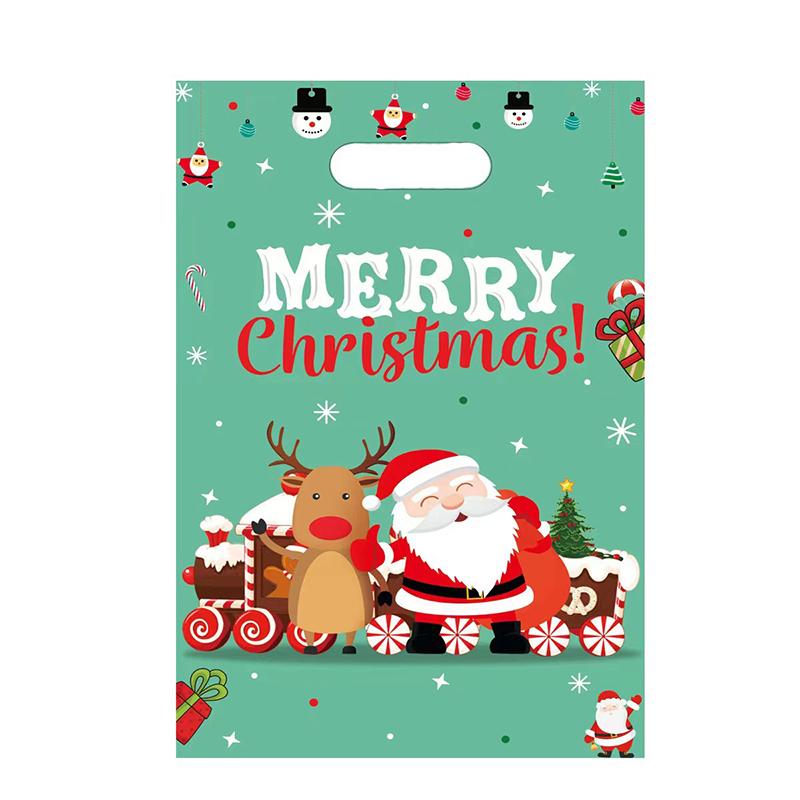 Веселый рождественский набор Санта-Клауса Подарочный мешок для печенья Рождественская домашняя вечеринка Форма для печенья Рождество Новый год DIY Украшения Наклейки