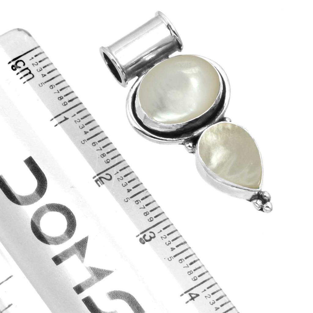 925 Sterling Silver Pendant Women Gemstone Handmade Jewelry Thanksgiving Gift Blue Green Purple Copper Turquoise Pearl Lapis Mother Of Pearl Cocktail