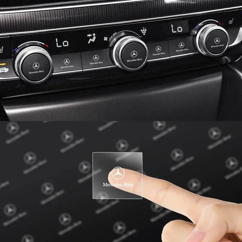 Car Interior Dekoration Stickers Badges Auto Styling For Mercedes Benz GLK GLA A B C E Class C180 S200 S300 W176 W246 W205 W213 GKMNO1