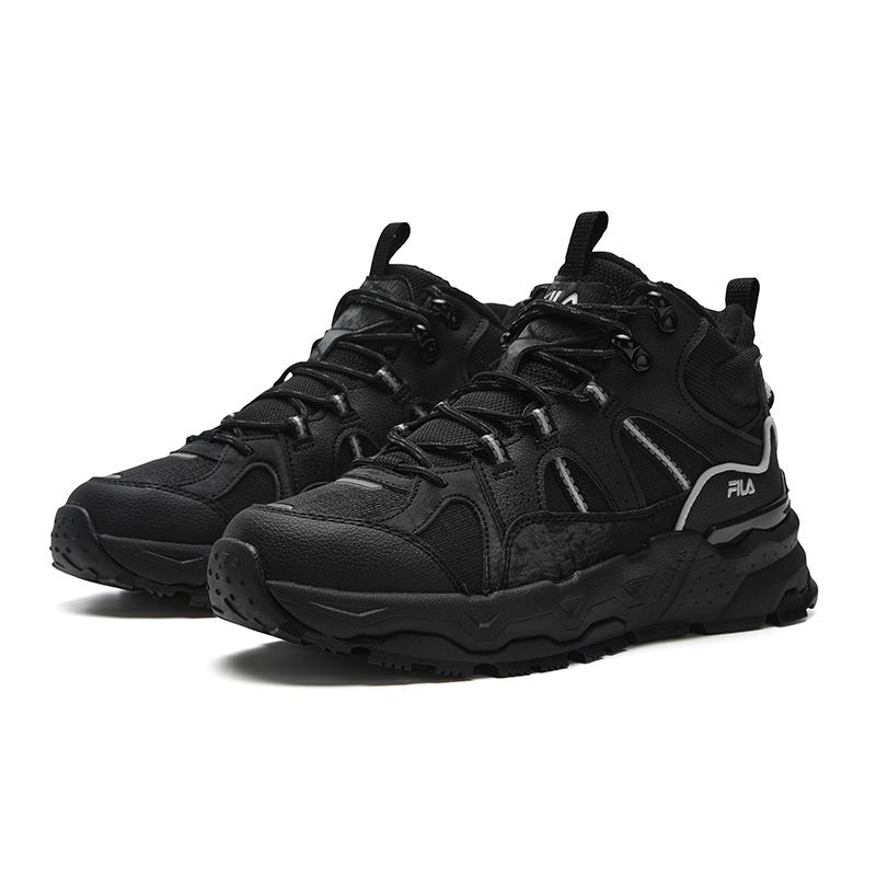 Fila Trek 1S Mid We Velvet Star 1S Простые Классические Ретро Спортивные Универсальные Удобные Износостойкие Теплые Полувысокие Повседневные Кроссовки F12W542149FBK
