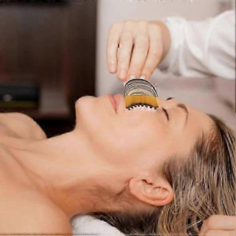 Lymphatic Contour Face Brush,Dry Brushing Face Brush,Lymphatic Drainage Massager