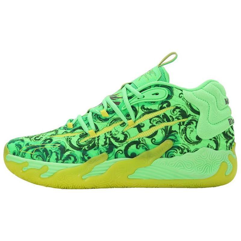 Мужские кроссовки LaFrancé x Puma MB.03 FOREVER.RARE Унисекс Зеленый Флуоресцентно-зеленый Флуоресцентно-желтый 379233-01