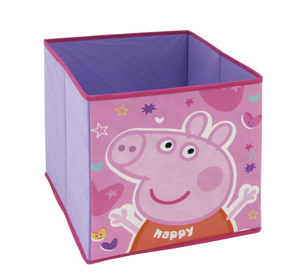 Arditex PP14452 EONE-Peppa Pig Textile Foldable Storage Cube 31x31x31cm