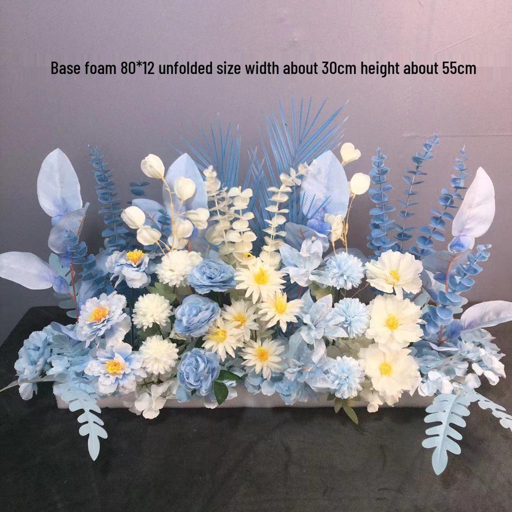 Большой набор для украшения свадебной дорожки и Т-сцены из шелковых цветов