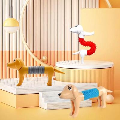 Образовательная телескопическая игрушка-пищалка «Собака» для снятия стресса
