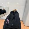 Джинсовые брюки широкого кроя с плиссировкой женские больших размеров с высокой посадкой и свободные