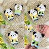 Panda Sunflower Plush Toys Bag Hanging Accessories Keychain Pendant Souvenir