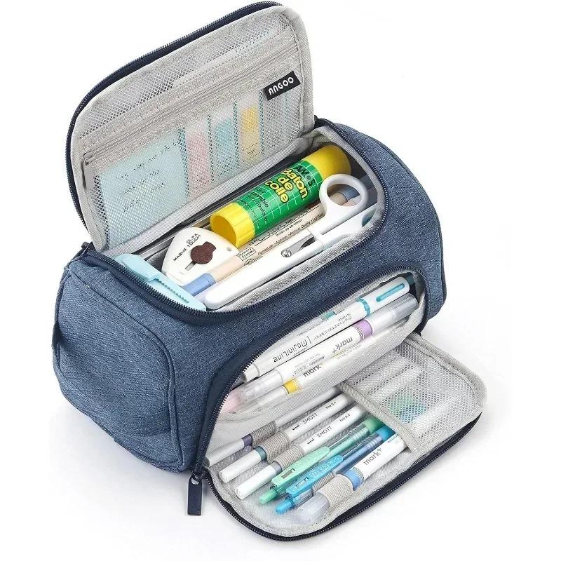 Super Big Pencil Case Cute Pencil Box Storage Bag Large Capacity for Boy Girl Kid's Gift Multipurpose Pencil Bag School Stationery