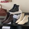 Fashion Fashion Pointed Toe Modern Ladies Ankle Boots Female Height Increasing Shoes Women Short Stretch Boots Zippers Shoes