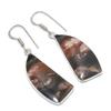 Natural Polychrome Jasper 925 Sterling Silver Jewelry Earring 1.89" I8v46