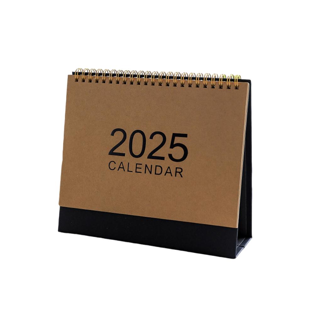 Календарь 2025 года Простой настольный календарь Ежегодный планировщик Годовой календарь Настольный календарь Маленький настольный календарь для школы