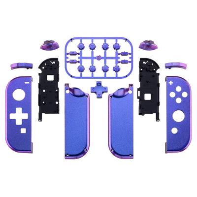 Корпус ручного контроллера eXtremeRate, совместимый с Switch, а также Switch, поставляется с полным набором кнопок и чехлом для консоли, не синего цвета Chameleon