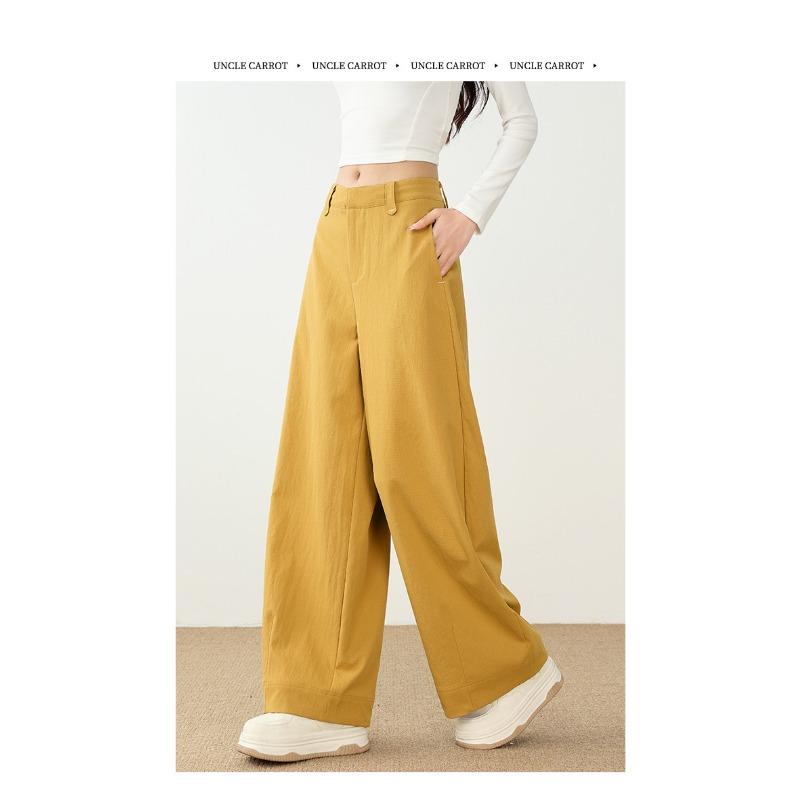 Women High Waist Wide Leg Cutting Cargo Pants